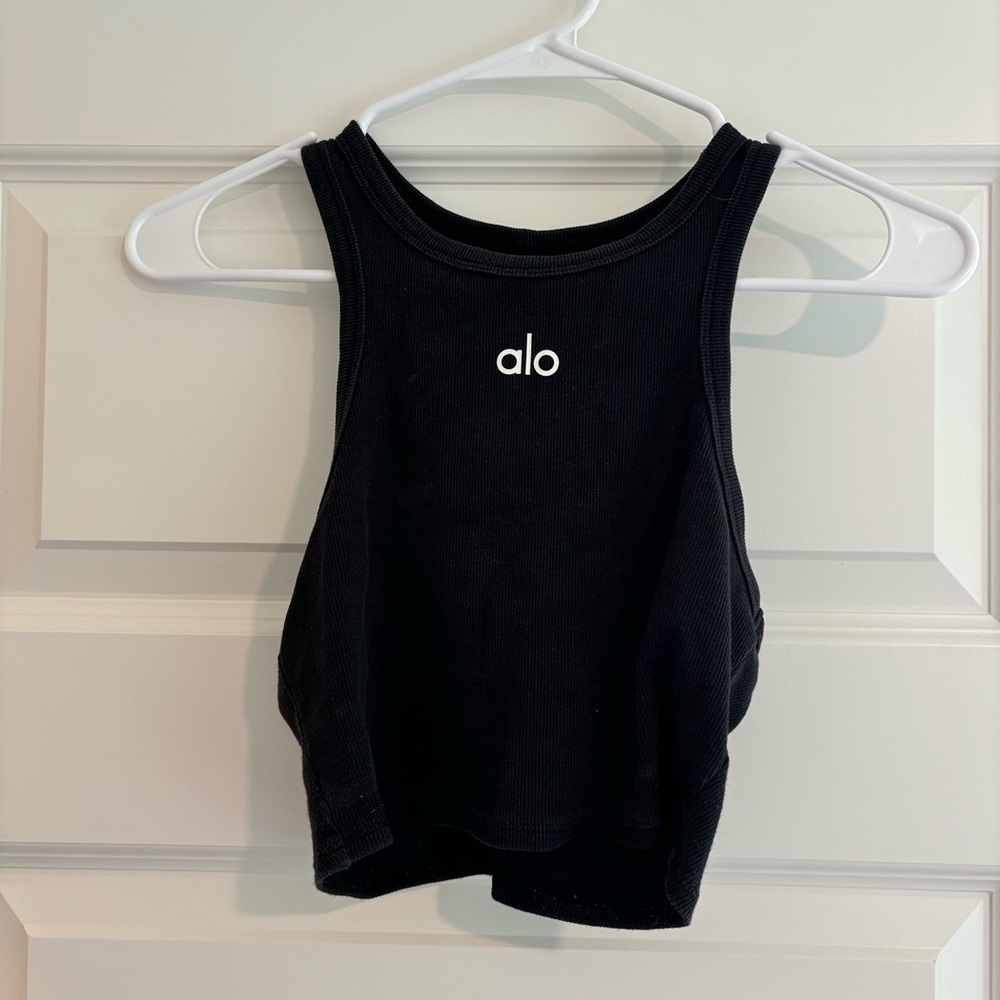 ALO Yoga Black Crop Top